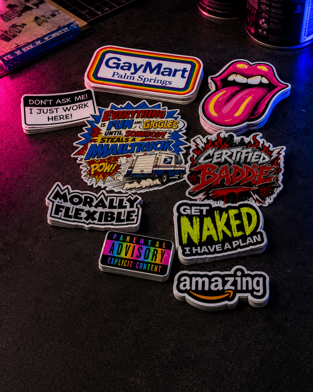 Custom sticker set