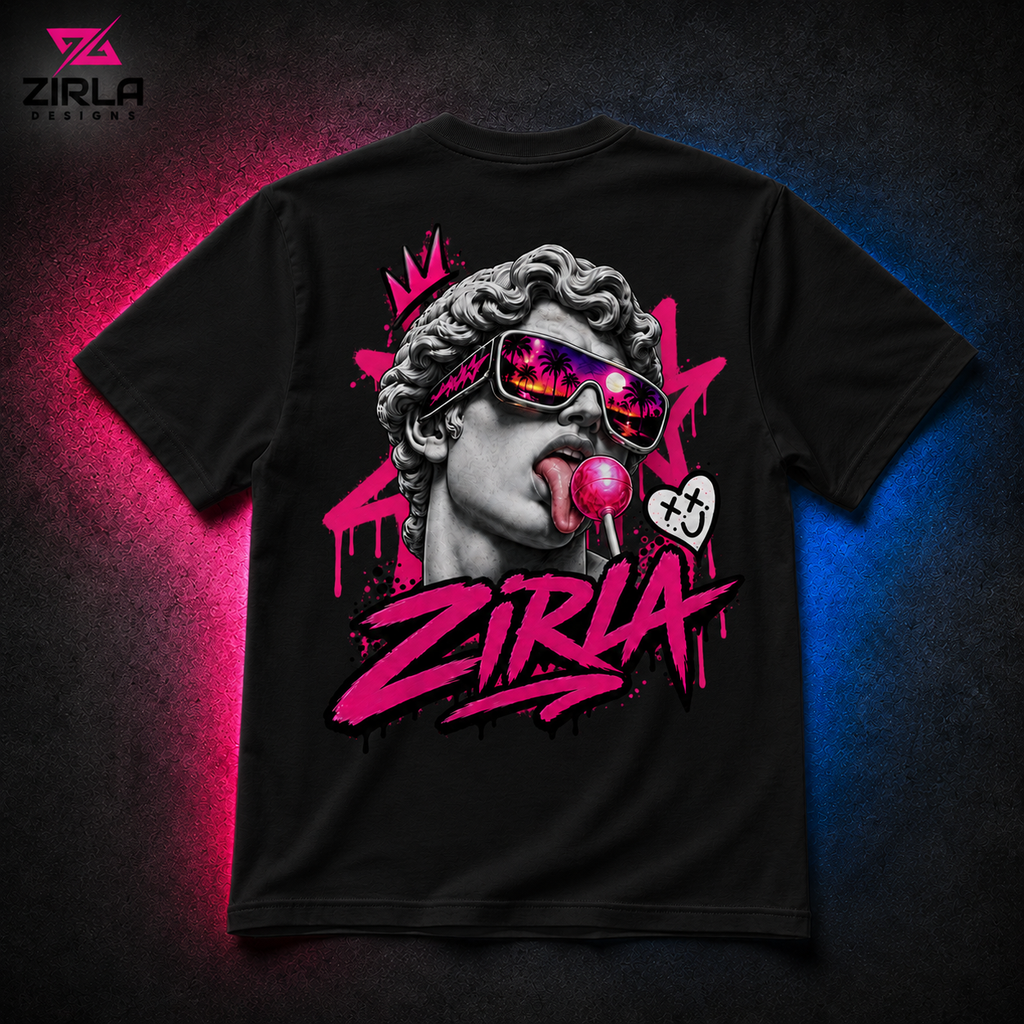 Sugar Rush Two-Sided Graphic T-Shirt