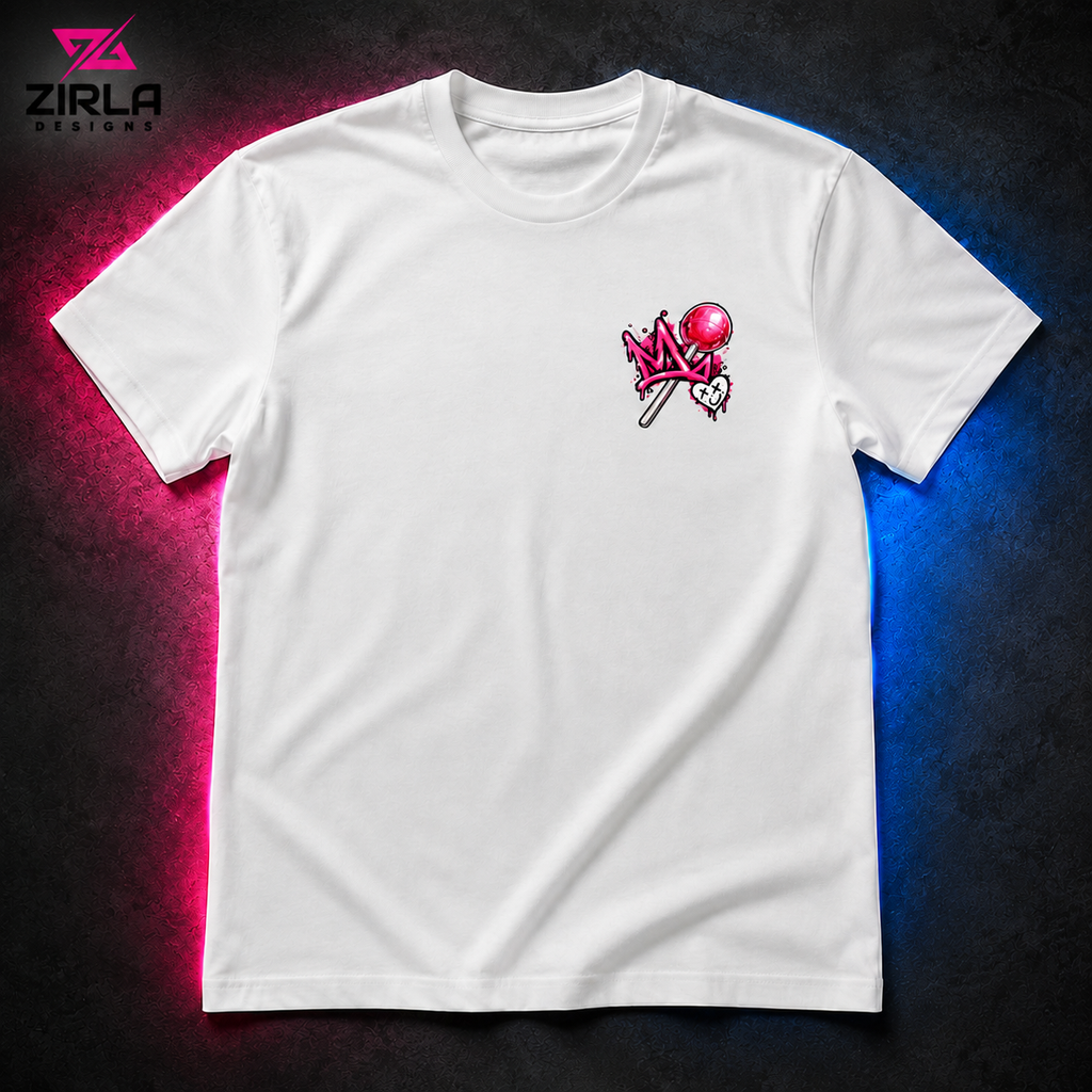 Sugar Rush Two-Sided Graphic T-Shirt