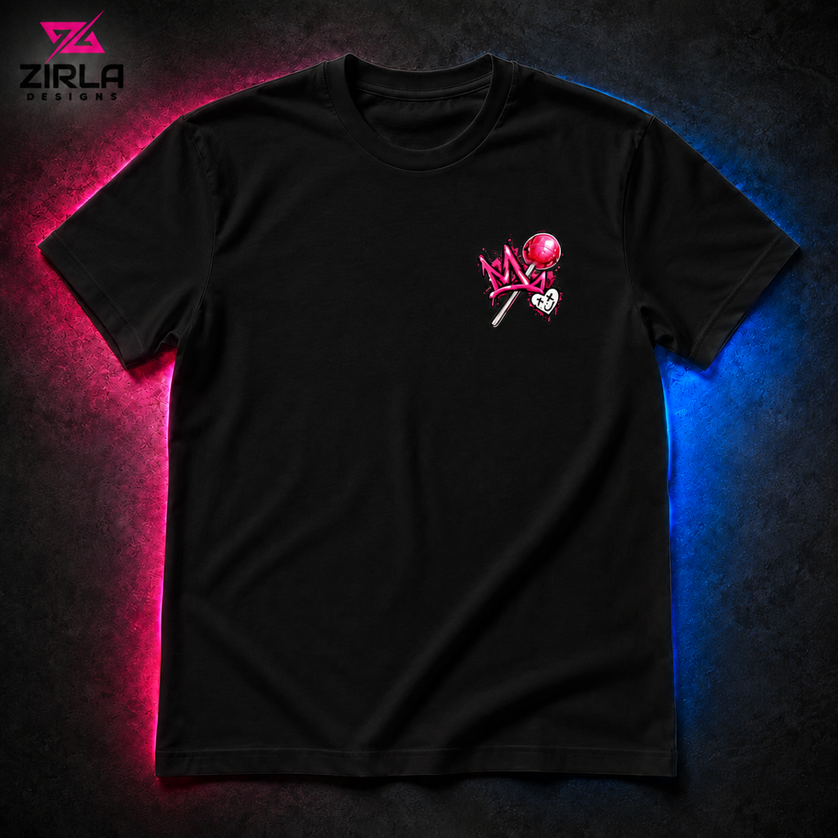 Sugar Rush Two-Sided Graphic T-Shirt