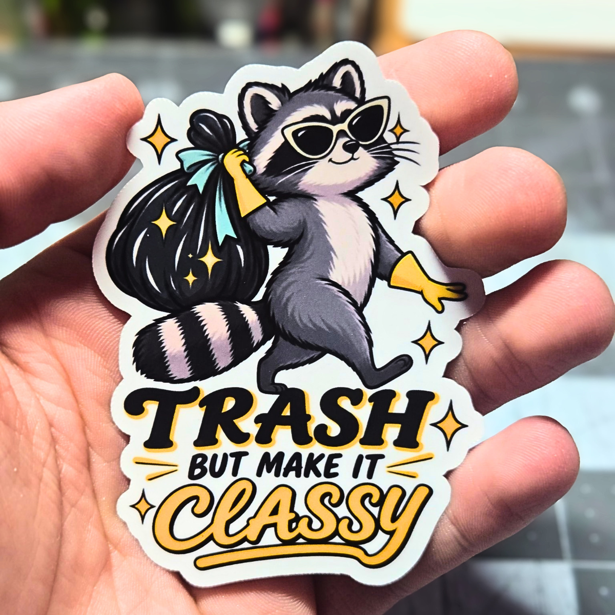 Custom die-cut stickers designed and printed by ZIRLA DESIGNS