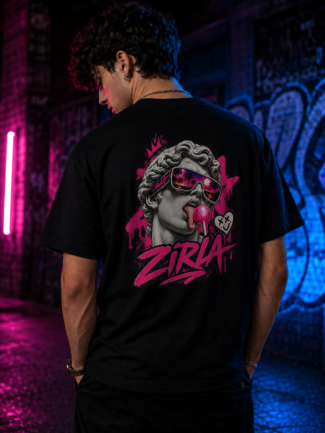 Sugar Rush Two-Sided Graphic T-Shirt